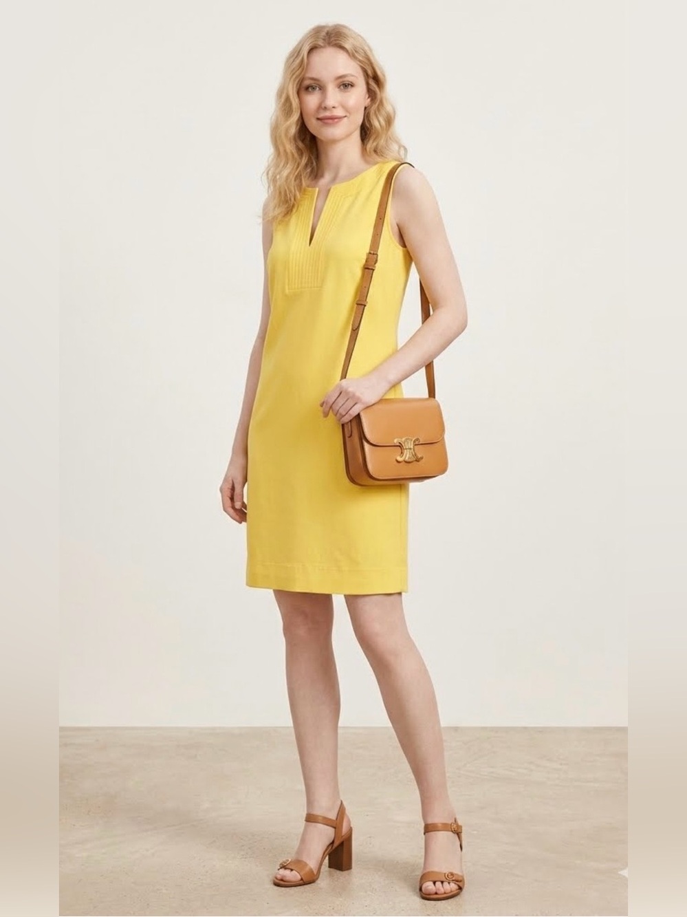 NWOT New York & Company Women’s Shift Dress Sleeveless Sz Large
